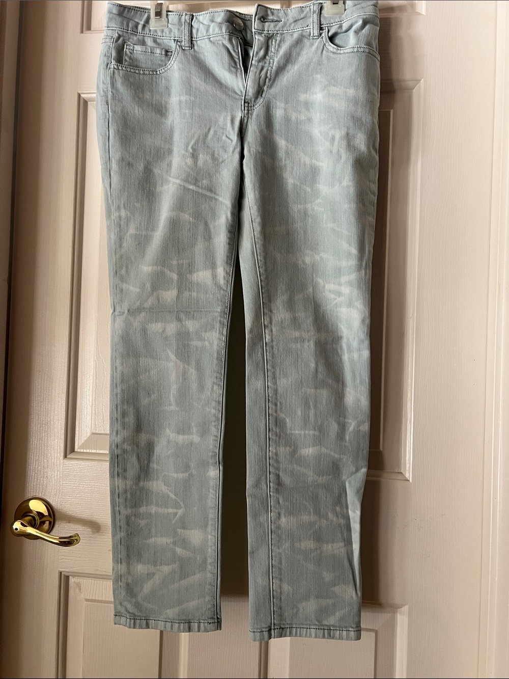 Kate Spade Saturday Jeans Steel Blue
 ( muted print / color )